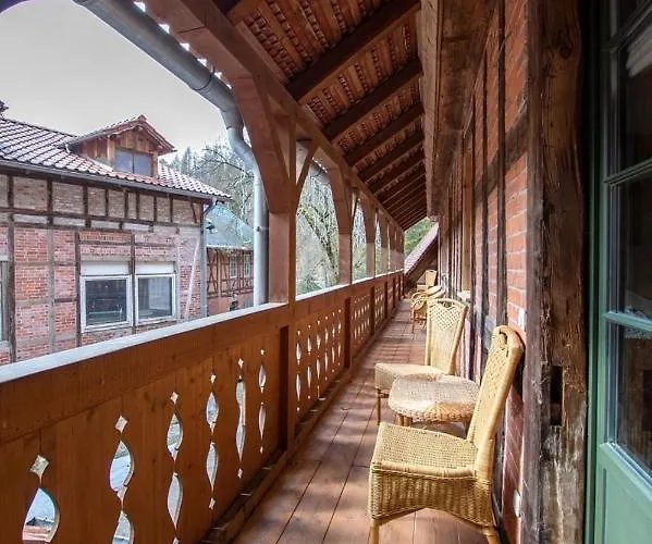 Naturhof-papiermühle 3 Bett-zimmer Immergrün * Bollberg